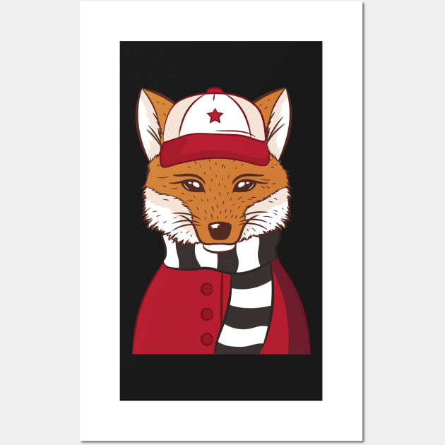 Mr fox Wall Art by Totalove